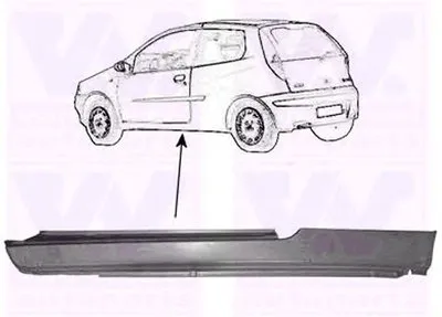 Накладка порога VAN WEZEL купить