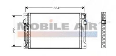 Конденсатор, кондиционер VAN WEZEL купить