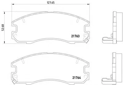 Комплект тормозных колодок, дисковый тормоз MINTEX купить