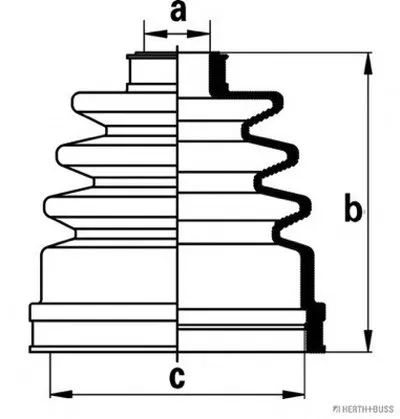 Комплект пылника, приводной вал HERTH+BUSS JAKOPARTS купить