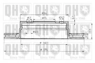 Тормозной диск QUINTON HAZELL купить