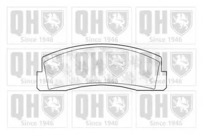 Комплект тормозных колодок, дисковый тормоз QUINTON HAZELL купить