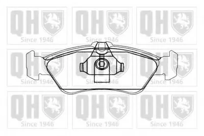 Комплект тормозных колодок, дисковый тормоз QUINTON HAZELL купить