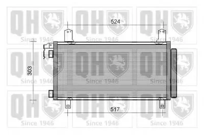 Конденсатор, кондиционер QUINTON HAZELL купить