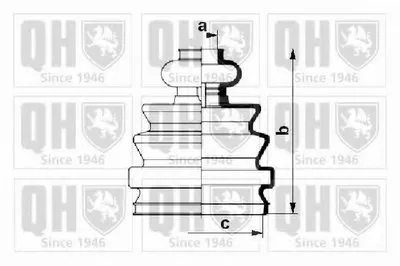 Комплект пылника, приводной вал QUINTON HAZELL купить