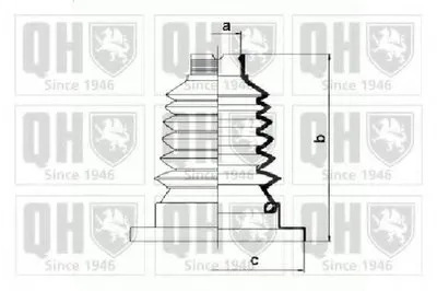 Комплект пылника, приводной вал QUINTON HAZELL купить