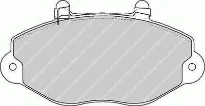 Комплект тормозных колодок, дисковый тормоз PREMIER FERODO купить