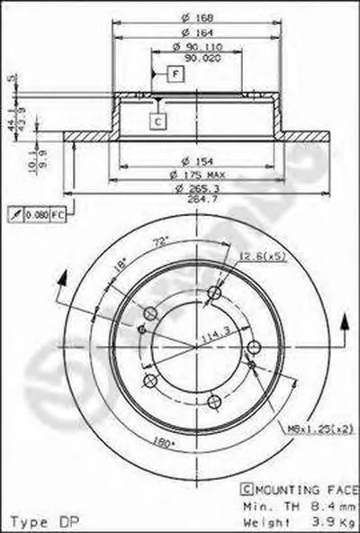 Тормозной диск AP купить