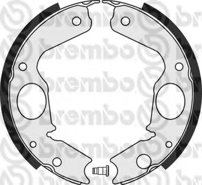 Комплект тормозных колодок, стояночная тормозная система BREMBO купить