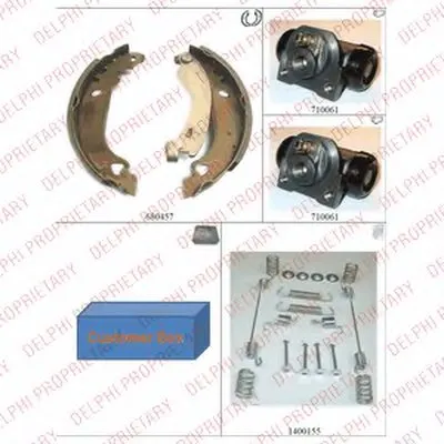 Комплект тормозных колодок DELPHI купить