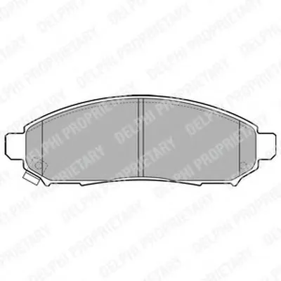 Комплект тормозных колодок, дисковый тормоз DELPHI купить