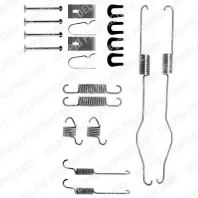 Комплектующие, тормозная колодка DELPHI купить