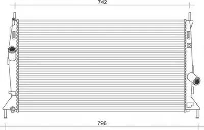 Радиатор, охлаждение двигателя MAGNETI MARELLI купить