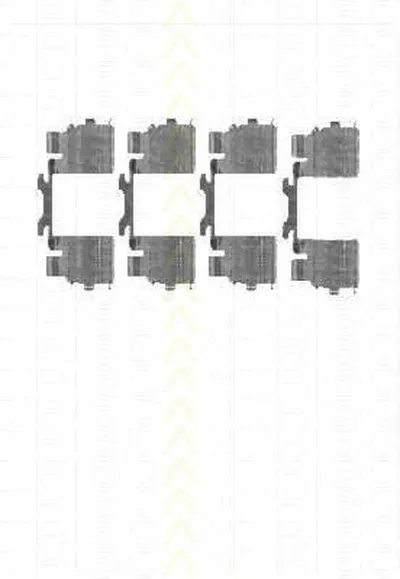Комплектующие, колодки дискового тормоза TRISCAN купить