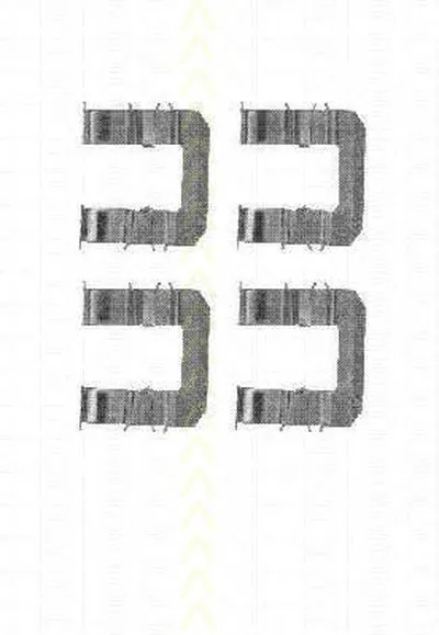 Комплектующие, колодки дискового тормоза TRISCAN купить