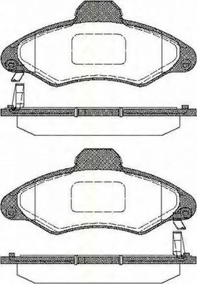 Комплект тормозных колодок, дисковый тормоз TRISCAN купить