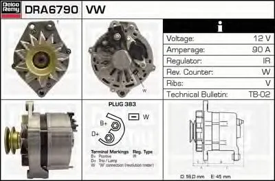 Генератор Remanufactured REMY (Light Duty) DELCO REMY купить