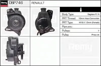 Гидравлический насос, рулевое управление Remanufactured REMY (Multiline) DELCO REMY купить
