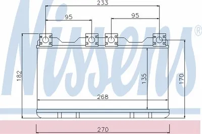 Теплообменник, отопление салона NISSENS купить
