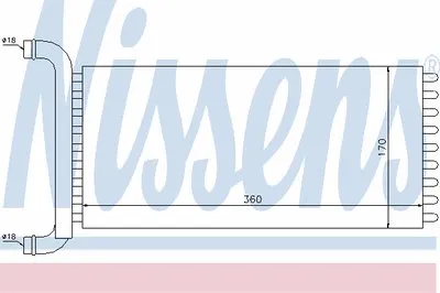 Теплообменник, отопление салона NISSENS купить
