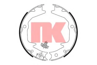 Комплект тормозных колодок, стояночная тормозная система NK купить