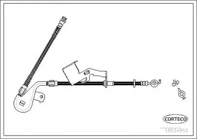 Тормозной шланг CORTECO купить