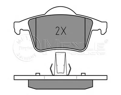 Комплект тормозных колодок, дисковый тормоз MEYLE купить