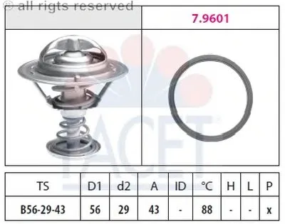 Термостат, охлаждающая жидкость FACET купить