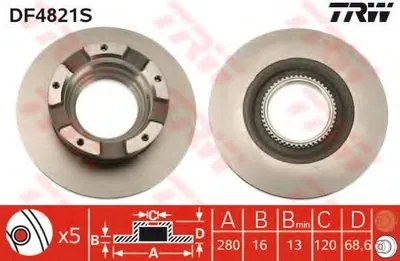 Тормозной диск TRW купить