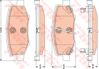 Комплект тормозных колодок, дисковый тормоз COTEC TRW купить