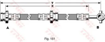 Тормозной шланг TRW купить
