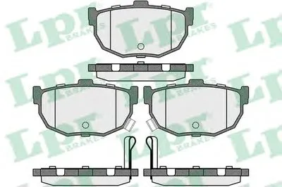 Комплект тормозных колодок, дисковый тормоз LPR купить
