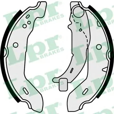 Комплект тормозных колодок LPR купить
