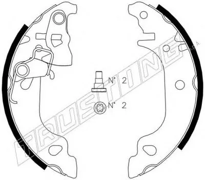 Комплект тормозных колодок TRUSTING купить