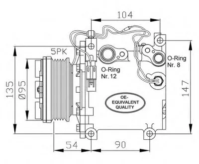 Компрессор, кондиционер NRF купить