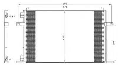 Конденсатор, кондиционер EASY FIT NRF купить