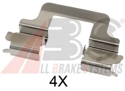 Комплектующие, колодки дискового тормоза A.B.S. купить