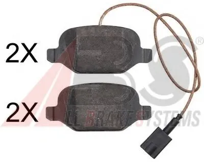 Комплект тормозных колодок, дисковый тормоз A.B.S. купить