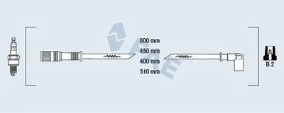 Комплект проводов зажигания FAE купить