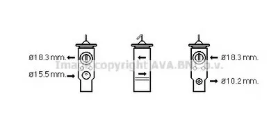 Расширительный клапан, кондиционер AVA QUALITY COOLING купить