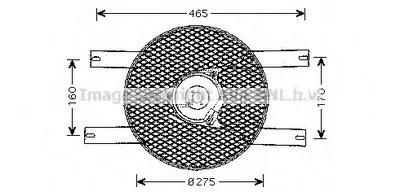 Вентилятор, охлаждение двигателя AVA QUALITY COOLING купить