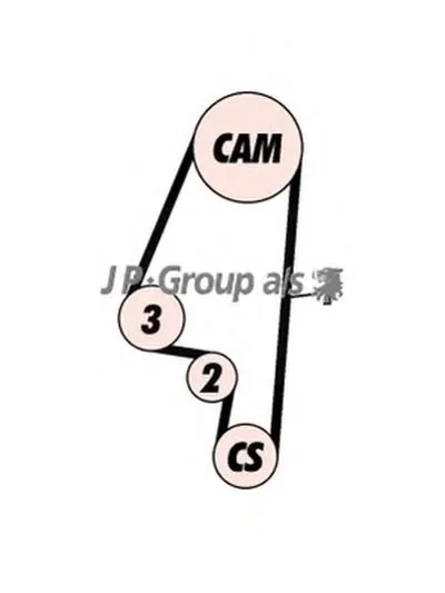 Комплект ремня ГРМ QH JP GROUP купить