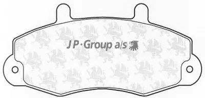 Комплект тормозных колодок, дисковый тормоз QH JP GROUP купить