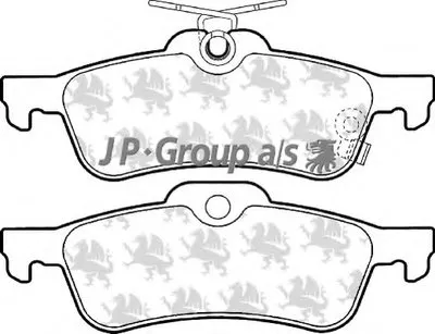 Комплект тормозных колодок, дисковый тормоз QH JP GROUP купить