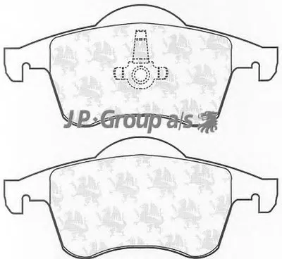 Комплект тормозных колодок, дисковый тормоз QH JP GROUP купить
