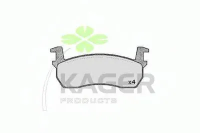 Комплект тормозных колодок, дисковый тормоз KAGER купить