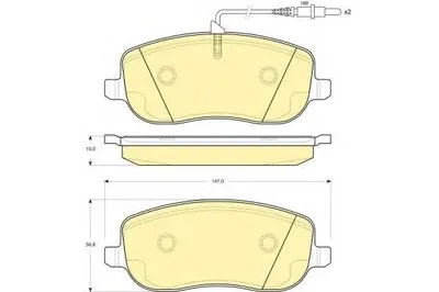 Комплект тормозных колодок, дисковый тормоз GIRLING купить