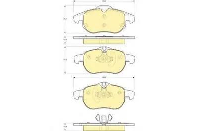 Комплект тормозных колодок, дисковый тормоз GIRLING купить