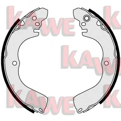 Комплект тормозных колодок KAWE купить