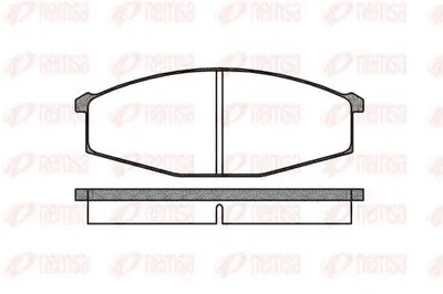 Комплект тормозных колодок, дисковый тормоз KAWE купить